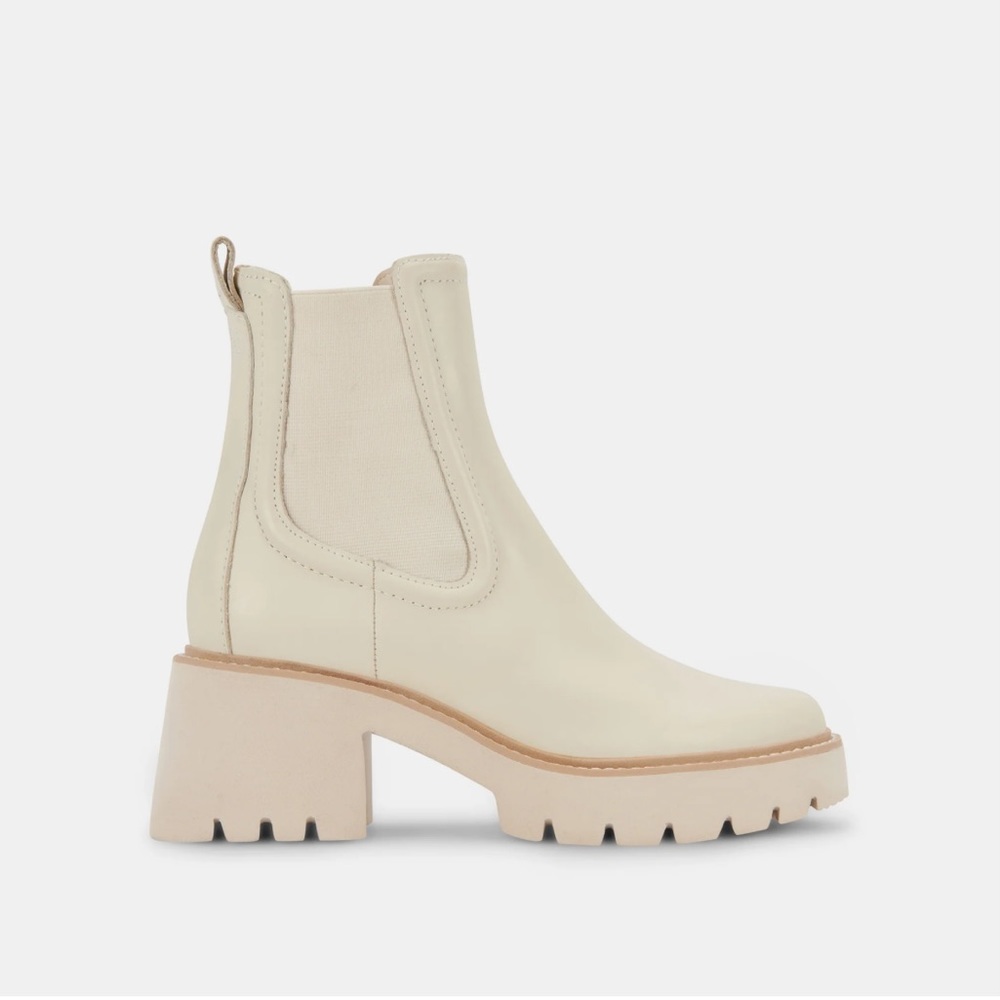 Hawk H2O Booties Ivory Leather